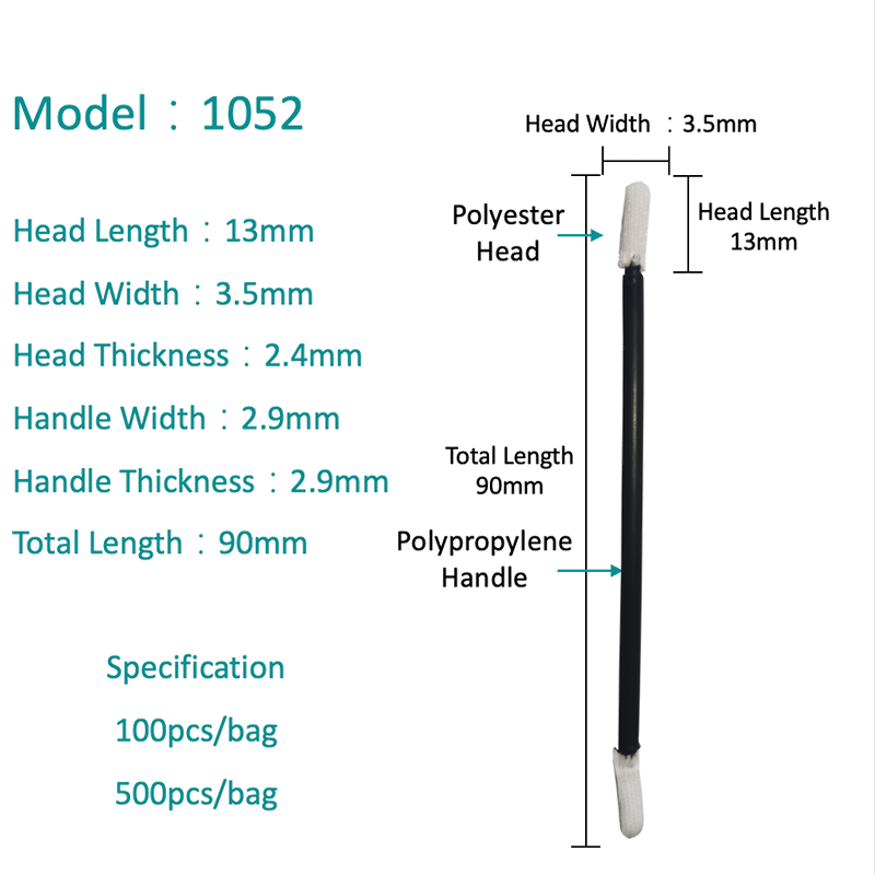 SW-1052 Elastický polyesterový tampón s dvojitým koncom