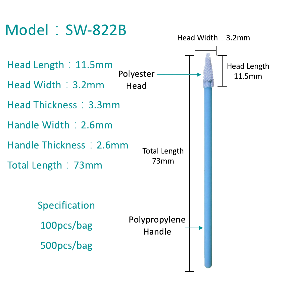 SW-822B Vysoký absorpčný polyester