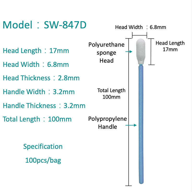 SW-847D malý flexibilný huby hlavy
