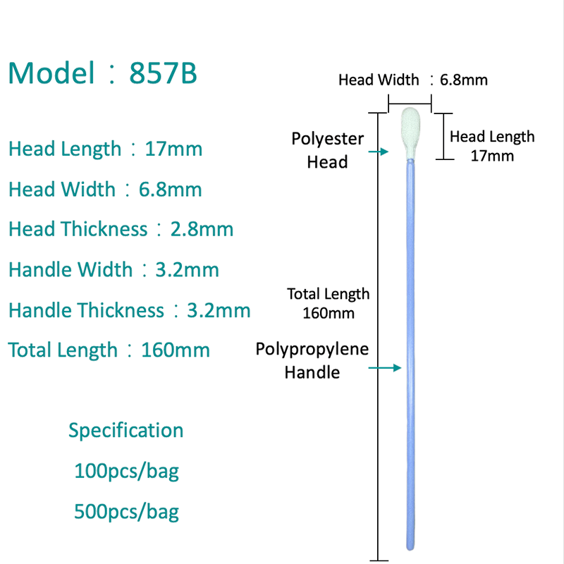 SW-857B Fine Tip Precision Fiber Polyester Clean Pleom