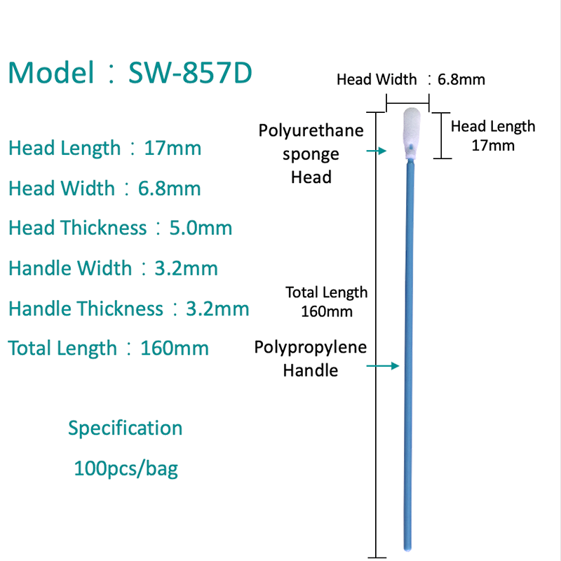 SW-857D penová hĺbka hĺbky čistého šľaľky
